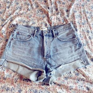 AGOLDE Parker Shorts in Riptide Wash